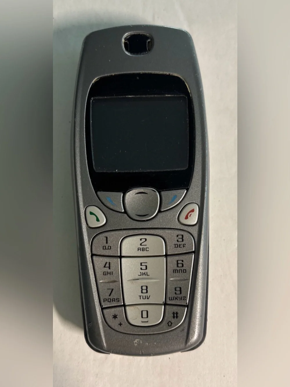 Nokia Silver Gray Feature TDMA Cellular Phone with Tactile Keypad model 3560